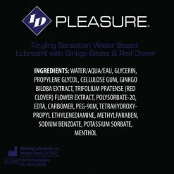 ID Pleasure Waterbased Tingling Lubricant