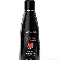 Wicked Sensual Care Aqua Water Based Lubricant - 4 Oz. Watermelon Lubes