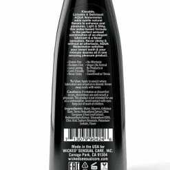 Wicked Sensual Care Aqua Water Based Lubricant - 4 Oz. Watermelon Lubes
