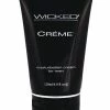Wicked Sensual Care Creme Masturbation Cream For Men Silicone Based - 4 Oz. Lubes