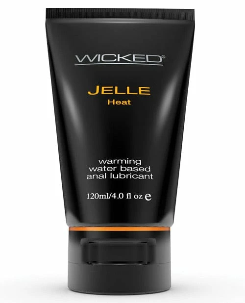 Wicked Sensual Care Jelle Warming Water Based Anal Gel Lubricant - 4 Oz.