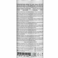 Wicked Sensual Care Simply Aqua Water Based Lubricant Lubes