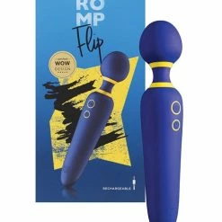 Wow Tech Vibrators Romp Flip Wand Massager - Blue