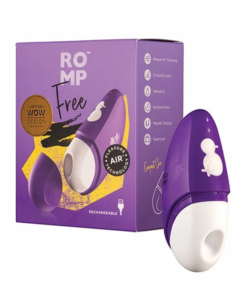 Wow Tech Vibrators Romp Free Clitoral Vibrator - Purple