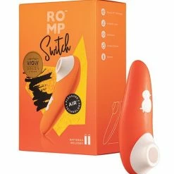 Wow Tech Romp Switch Clitoral Vibrator - Orange Vibrators