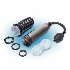 XGEN Penis Toys Zolo 6 Pc Pump & Pleasure Set - Black