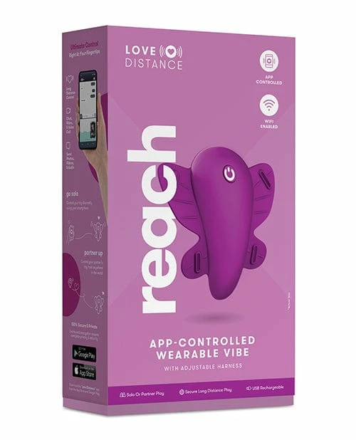 XGEN Love Distance Reach App Controlled Wearable Vibe - Rose