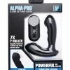 XR Brands Alpha Pro 7x P-milker Prostate Stimulator With Milking Bead - Black