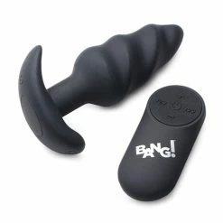 XR Brands Bang! Vibrating Butt Plug With Remote Control Anal Toys