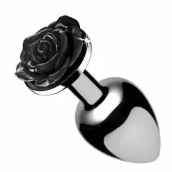XR Brands Booty Sparks Black Rose Anal Plug Anal Toys