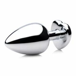 XR Brands Anal Toys Booty Sparks Rainbow Prism Heart Anal Plug