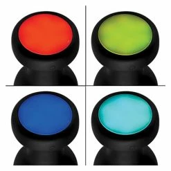 XR Brands Booty Sparks Silicone Vibrating LED Plug Anal Toys