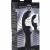 XR Brands Anal Toys Master Series Pleaser Hook 10x Silicone Anal Vibrator - Black