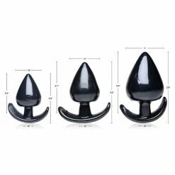 XR Brands Anal Toys Master Series Triple Spades Anal Plug Set - 3 Piece