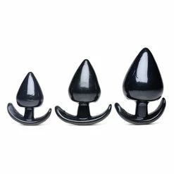 XR Brands Anal Toys Master Series Triple Spades Anal Plug Set - 3 Piece