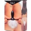 XR Brands Anal Toys Tailz Bunny Tail Anal Plug - White