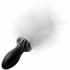 XR Brands Anal Toys Tailz Bunny Tail Anal Plug - White