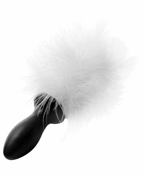 XR Brands Anal Toys Tailz Bunny Tail Anal Plug - White