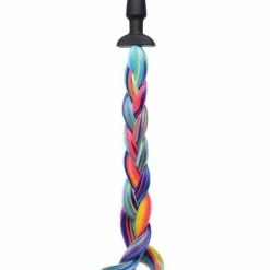 XR Brands Anal Toys Tailz Rainbow Pony Tail Anal Plug