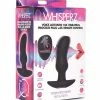 XR Brands Whisperz Voice Activated 10x Vibrating Prostate Plug With Remote Control - Black