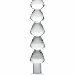 XR Brands Master Series Drops Anal Links Glass Dildo