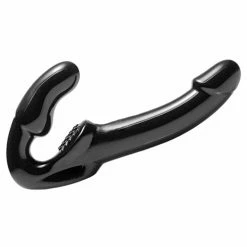XR Brands Revolver Strapless Strap On G Spot Dildo - Black