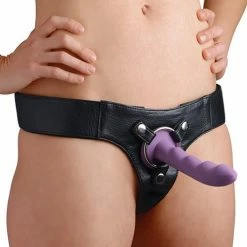 XR Brands Strap U Domina Adjustable Wide Band Strap On Harness Dildos
