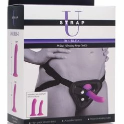 XR Brands Strap U Double G Deluxe Vibrating Strap-on Kit Dildos