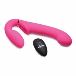 XR Brands Strap-U Ergo-fit G-pulse Inflatable & Vibrating Strapless Strap-on
