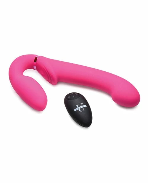 XR Brands Strap-U Ergo-fit G-pulse Inflatable & Vibrating Strapless Strap-on