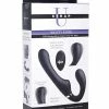 XR Brands Strap-U Mighty Rider 10x Vibrating Silicone Strapless Strap On
