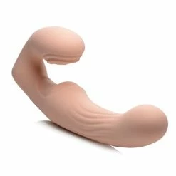 XR Brands Dildos Strap-U U-Pulse Silicone Strapless Strap-on With Remote