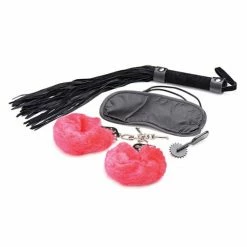 XR Brands Kink & BDSM Frisky Passion Fetish Kit With Heart Gift Box - Red