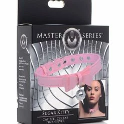 XR Brands Master Series Golden Kitty Cat Bell Collar