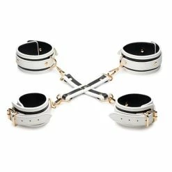 XR Brands Master Series Kink In The Dark Glowing Hog Tie Bondage Set