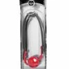 XR Brands Kink & BDSM Master Series The Hush Gag Comfort Ball Gag - Red