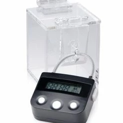 XR Brands Master Series The Key Holder Deluxe Clear Case With Lock Kink & BDSM