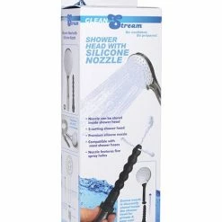XR Brands CleanStream Shower Head With Silicone Enema Nozzle Enemas & Douches