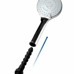 XR Brands CleanStream Shower Head With Silicone Enema Nozzle Enemas & Douches