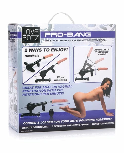XR Brands Lovebotz Pro-bang Sex Machine With Remote Control Sex Machines