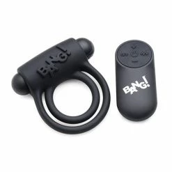 XR Brands Penis Toys Bang! Vibrating Cock Ring & Bullet With Remote Control