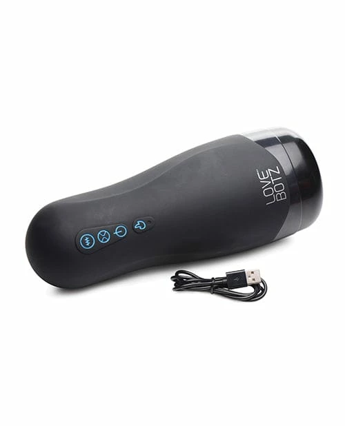 XR Brands Lovebotz Auto Milker 15x Sucking Masturbator - Black