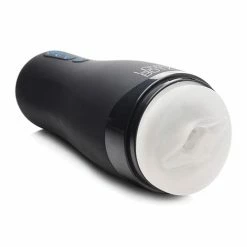 XR Brands Lovebotz Auto Milker 15x Sucking Masturbator - Black