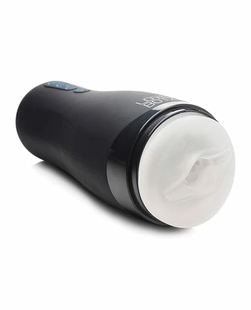 XR Brands Lovebotz Auto Milker 15x Sucking Masturbator - Black