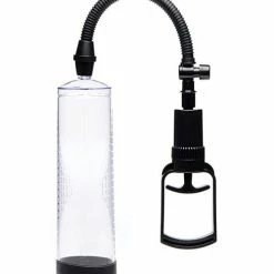 XR Brands Penis Toys Size Matters Trigger Penis Pump - Clear