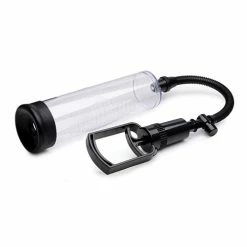 XR Brands Penis Toys Size Matters Trigger Penis Pump - Clear