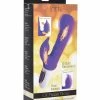 XR Brands Inmi 10x Flipper Flicker Rabbit With Moving Clit Stimulator - Purple Vibrators