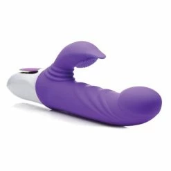 XR Brands Inmi 10x Flipper Flicker Rabbit With Moving Clit Stimulator - Purple Vibrators
