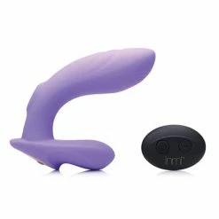 XR Brands Inmi 10x G-tap Tapping Silicone G Spot Vibrator - Purple