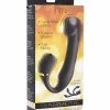 XR Brands Vibrators Inmi 10x Pleasure Pose Come Hither Vibe With Poseable Clit Stimulator - Black